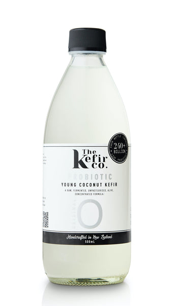 6 Pack - Coconut Kefir Dairy Free Probiotic 240 Billion CFU Original Coconut Water 500ml
