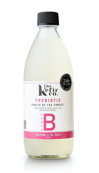 Kefir Coconut Kefir Probiotic CFU Berry 500ml - 10 days supply - Order 3 Bottles to last 1 month and save on shipping