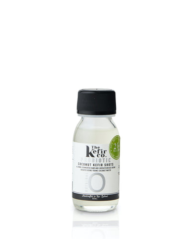 Kefir Co. Young Coconut Kefir Probiotic Original 50ml Glass Shot Bottles