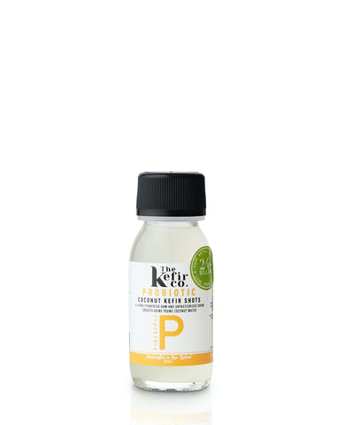 Kefir Co. Young Coconut Kefir Probiotic Pineapple 50ml Glass Shot Bottles