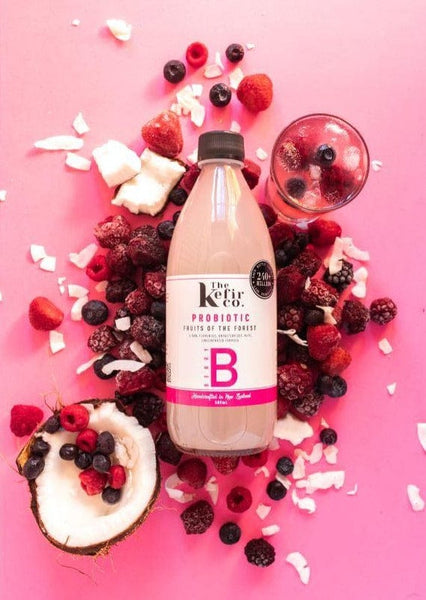 Kefir Coconut Kefir Probiotic CFU Berry 500ml - 10 days supply - Order 3 Bottles to last 1 month and save on shipping