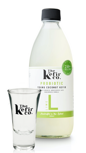 Kefir Co. Dairy Free Coconut Kefir Probiotic Lime 500ml - 10 days supply - Order 3 Bottles to last 1 month and save on shipping