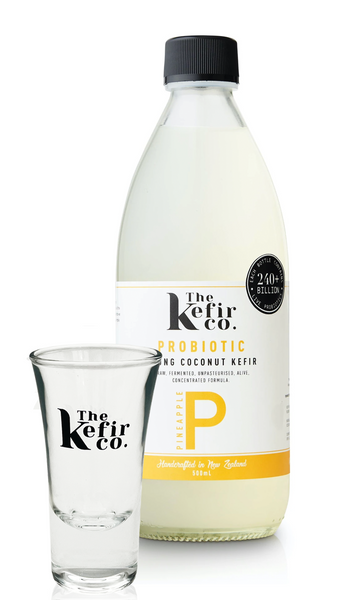 Kefir Co. Young Coconut Kefir Probiotic Pineapple 500ml - 10 days supply - Order 3 Bottles to last 1 month and save on shipping